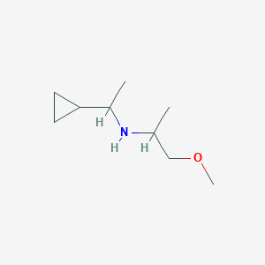 (1-Cyclopropylethyl)(1-methoxypropan-2-YL)amine