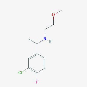 [1-(3-Chloro-4-fluorophenyl)ethyl](2-methoxyethyl)amine