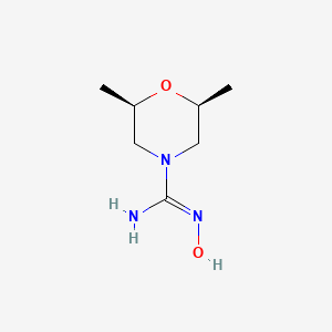 (2R,6S)-N'-Hydroxy-2,6-dimethylmorpholine-4-carboximidamide