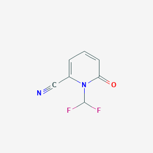 1-(Difluoromethyl)-6-oxo-1,6-dihydropyridine-2-carbonitrile