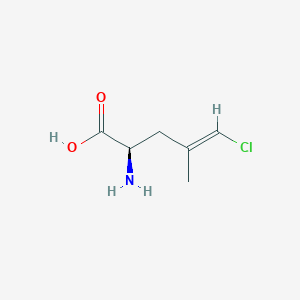 (2R)-2-Amino-5-chloro-4-methylpent-4-enoic acid