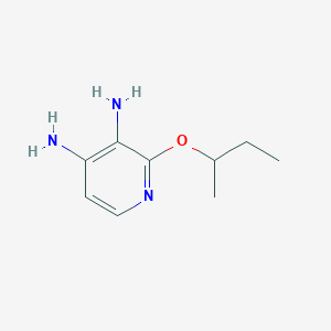 2-(Butan-2-yloxy)pyridine-3,4-diamine