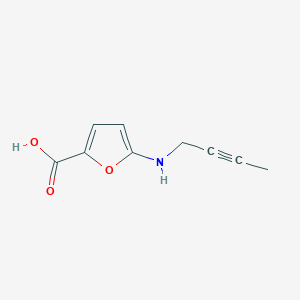 5-[(But-2-yn-1-yl)amino]furan-2-carboxylic acid