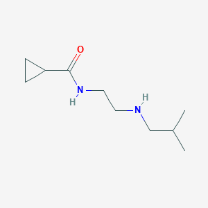 N-{2-[(2-methylpropyl)amino]ethyl}cyclopropanecarboxamide