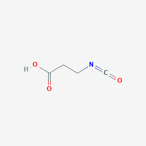 molecular formula C4H5NO3 B13271385 3-Isocyanatopropanoic acid 