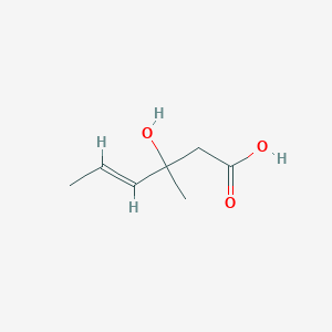 3-Hydroxy-3-methylhex-4-enoic acid