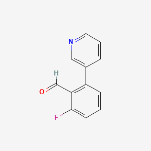 2-Fluoro-6-(pyridin-3-yl)benzaldehyde