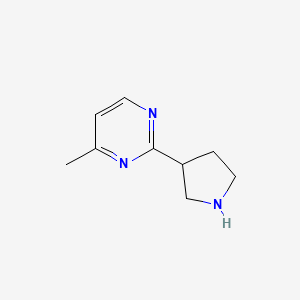 4-Methyl-2-(pyrrolidin-3-yl)pyrimidine