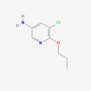 5-Chloro-6-propoxypyridin-3-amine