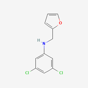 3,5-dichloro-N-(furan-2-ylmethyl)aniline