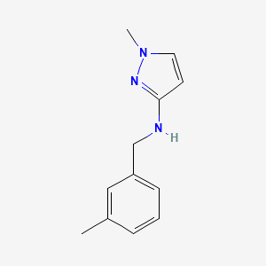 1-Methyl-N-[(3-methylphenyl)methyl]-1H-pyrazol-3-amine