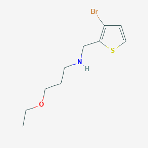 [(3-Bromothiophen-2-yl)methyl](3-ethoxypropyl)amine