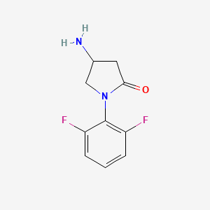 4-Amino-1-(2,6-difluorophenyl)pyrrolidin-2-one