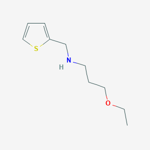 (3-Ethoxypropyl)(thiophen-2-ylmethyl)amine