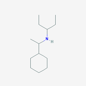 (1-Cyclohexylethyl)(pentan-3-yl)amine