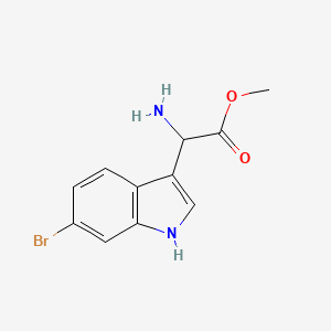 Methyl 2-amino-2-(6-bromo-1H-indol-3-yl)acetate