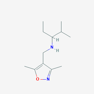 [(Dimethyl-1,2-oxazol-4-yl)methyl](2-methylpentan-3-yl)amine