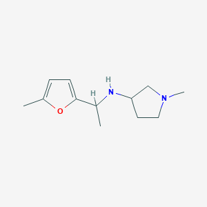 1-methyl-N-[1-(5-methylfuran-2-yl)ethyl]pyrrolidin-3-amine