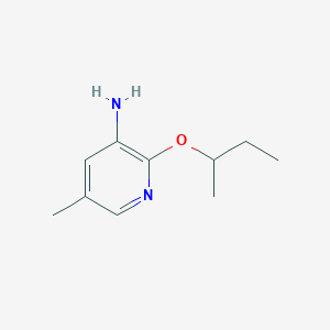 2-(Butan-2-yloxy)-5-methylpyridin-3-amine