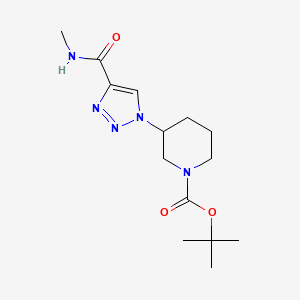 tert-butyl 3-[4-(methylcarbamoyl)-1H-1,2,3-triazol-1-yl]piperidine-1-carboxylate