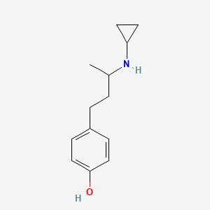 4-[3-(Cyclopropylamino)butyl]phenol