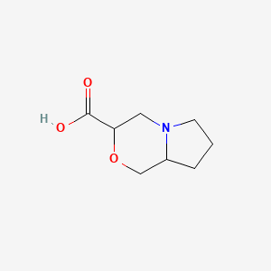 hexahydro-1H-pyrrolo[2,1-c]morpholine-3-carboxylic acid