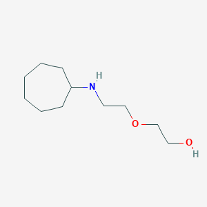 2-[2-(Cycloheptylamino)ethoxy]ethan-1-ol