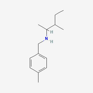 (3-Methylpentan-2-yl)[(4-methylphenyl)methyl]amine