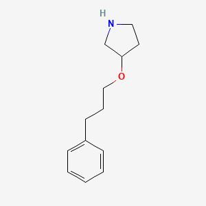 3-(3-Phenylpropoxy)pyrrolidine