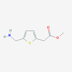 Methyl 2-[5-(aminomethyl)thiophen-2-yl]acetate