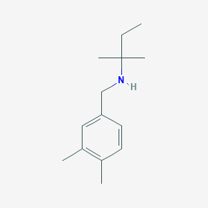 [(3,4-Dimethylphenyl)methyl](2-methylbutan-2-yl)amine