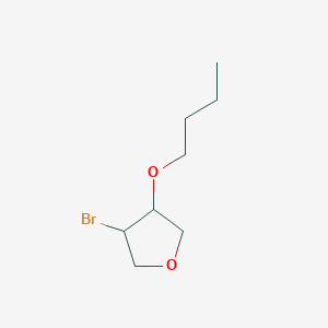 3-Bromo-4-butoxyoxolane