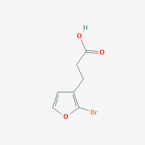 3-(2-Bromofuran-3-yl)propanoic acid