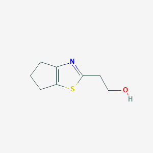 2-{4H,5H,6H-cyclopenta[d][1,3]thiazol-2-yl}ethan-1-ol