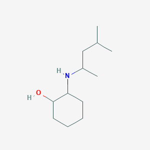 2-[(4-Methylpentan-2-yl)amino]cyclohexan-1-ol