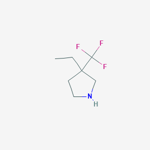 3-Ethyl-3-(trifluoromethyl)pyrrolidine