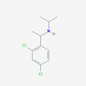 [1-(2,4-Dichlorophenyl)ethyl](propan-2-yl)amine