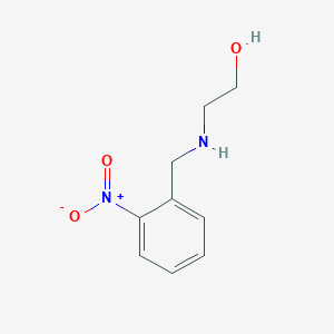 2-{[(2-Nitrophenyl)methyl]amino}ethan-1-ol