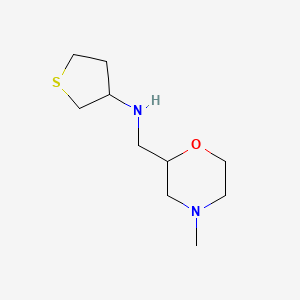 N-[(4-methylmorpholin-2-yl)methyl]thiolan-3-amine