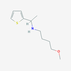 (4-Methoxybutyl)[1-(thiophen-2-yl)ethyl]amine