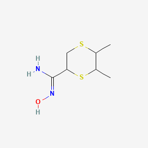 N'-Hydroxy-5,6-dimethyl-1,4-dithiane-2-carboximidamide