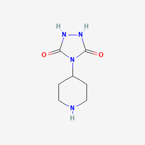 4-(Piperidin-4-yl)-1,2,4-triazolidine-3,5-dione