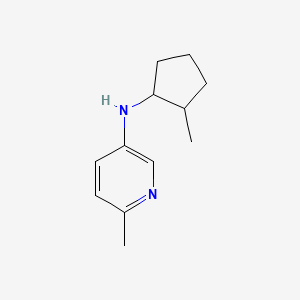 6-methyl-N-(2-methylcyclopentyl)pyridin-3-amine