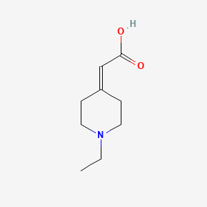 2-(1-Ethylpiperidin-4-ylidene)acetic acid