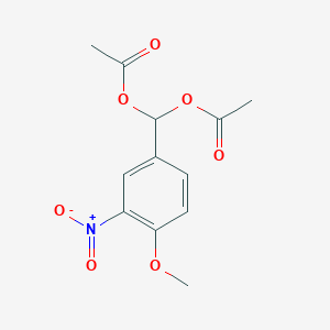 (4-Methoxy-3-nitrophenyl)methylene diacetate