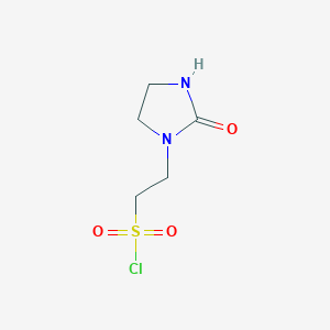 2-(2-Oxoimidazolidin-1-yl)ethane-1-sulfonyl chloride