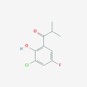 1-(3-Chloro-5-fluoro-2-hydroxyphenyl)-2-methylpropan-1-one