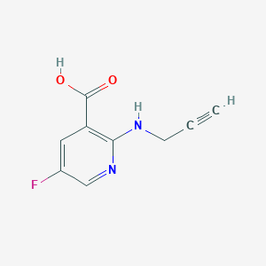 5-Fluoro-2-[(prop-2-yn-1-yl)amino]pyridine-3-carboxylic acid