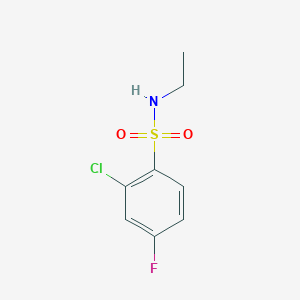 2-Chloro-N-ethyl-4-fluorobenzene-1-sulfonamide