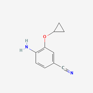 4-Amino-3-cyclopropoxybenzonitrile